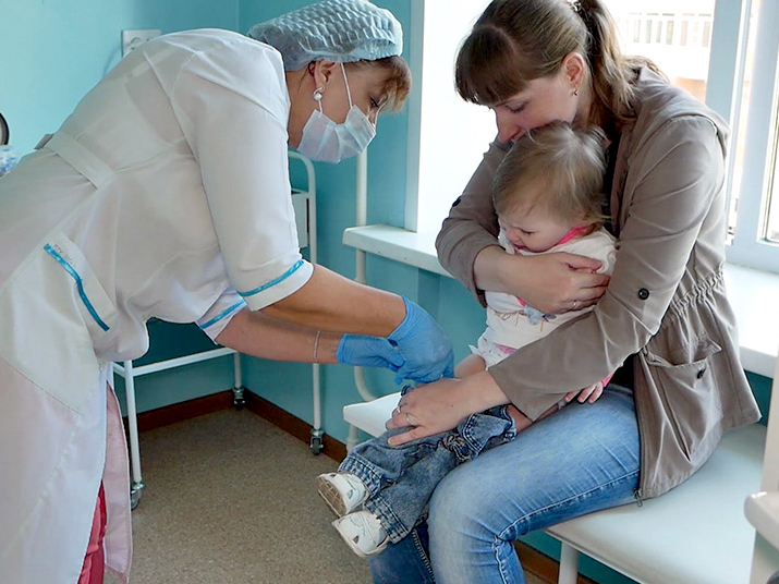 Вакцинация в Новосибирске.