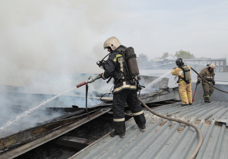 При пожаре в роддоме Первомайского района никто не пострадал
