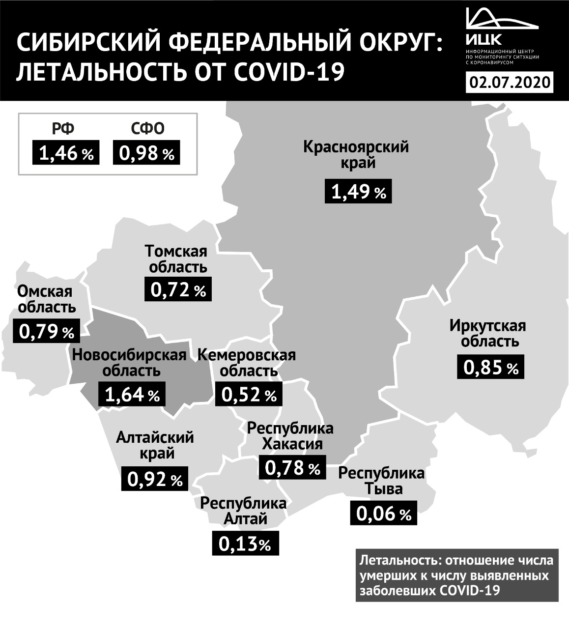Новосибирская летальность от коронавируса превзошла все показатели
