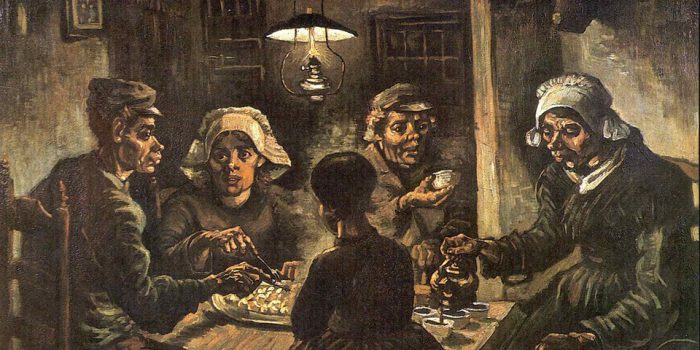 «Едоки картофеля». Винсент Ван Гог. 1885 год.