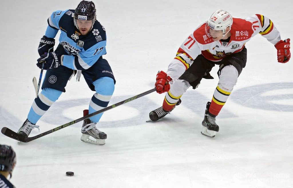 Хоккейная «Сибирь» разгромила пекинский «Куньлунь»