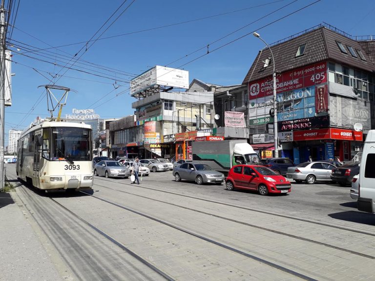 За 10 минут с Затулинки до Маркса: в Новосибирске реконструируют трамвайные пути