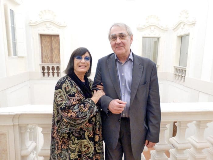В Равенне с Кристиной Мути, выдающейся оперной певицей, супругой Рикардо Мути