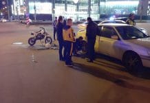 Юный байкер сломал ноги в ДТП у «Галерии Новосибирск»