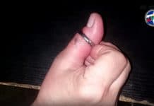 В Новосибирске спасатели выручили женщину, застрявшую в ножницах. Видео