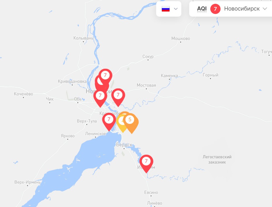 В новосибирске на завтра. Карта воздуха Новосибирск. Карта загрязнения воздуха Новосибирска 2022. Загрязнение воздуха в Новосибирске онлайн по районам на сегодня.