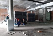 В новом ЛДС в выходные монтируют системы отопления и вентиляции