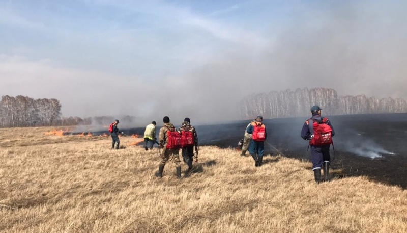 Продлен пожароопасный режим в Новосибирской области