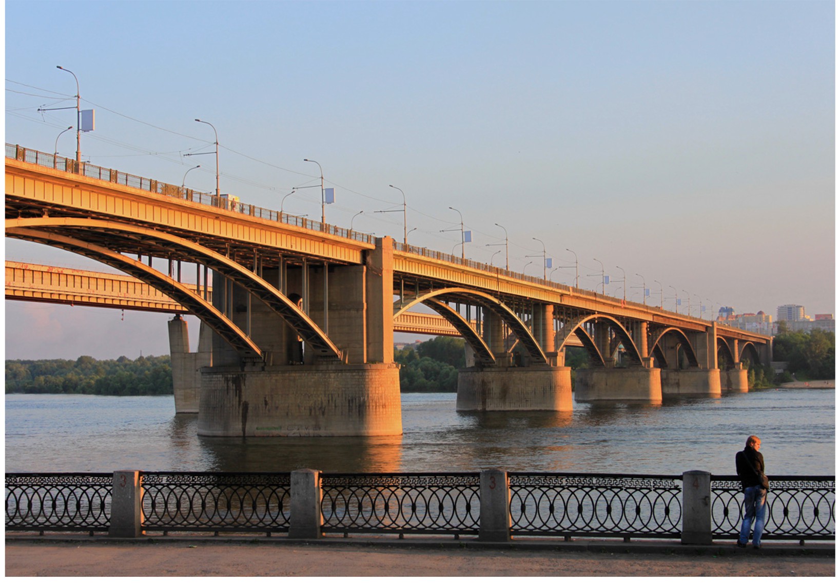 Октябрьский мост Новосибирск