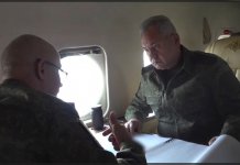 Министр обороны России генерал армии Сергей Шойгу прибыл в Новосибирск