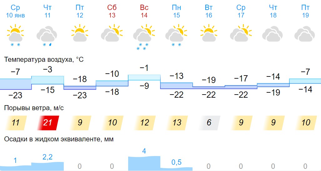 Погода на 10 дней борках