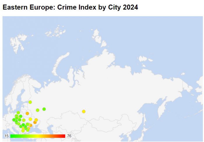 Восточно европейская крупные города