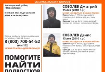 Дмитрий Соболев одет в тёмно-зелёный пуховик до колена с капюшоном (как на фото). Его младший брат Денис Соболев в чёрно-жёлтый пуховик — тоже, как на ориентировке «ЛизаАлерт»