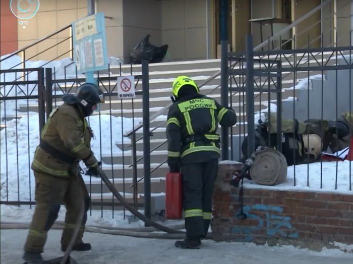 Ученик новосибирской гимназии рассказал, как оттуда при пожаре эвакуировали детей