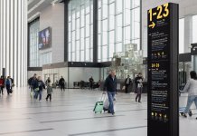 Студия Артемия Лебедева разработала для новосибирского аэропорта ретрофутуристическую навигацию