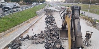 Ликвидация последствий обрушения стены на Ипподромской началась почти полгода спустя