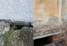 «Регулярно проводятся ремонты»: Новосибирский минобр о школе с разваливающимся фундаментом