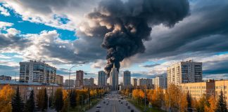 «Чёрное небо» накрыло Новосибирск и Искитим до выходных