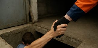 Из глубокой гаражной ямы спасли новосибирца со сломанным бедром