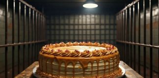 Новосибирца арестовали за фото торта с необычной надписью