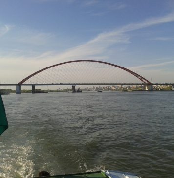 За восстановление подсветки Бугринского моста заплатит Новосибирская область