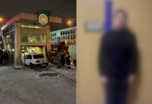 Лихач, протаранивший вход на станцию метро Новосибирска, пойман
