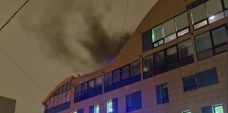 Пожар остановил работу офиса новосибирского АО «САХ»