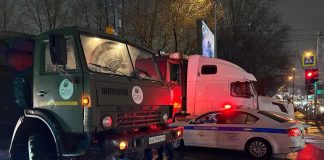 В Новосибирске грузовик «САХ» раздавил несовершеннолетнюю на пешеходном переходе