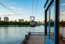 В Новосибирске могут протянуть канатную дорогу от «Арены» до «Евроберега»