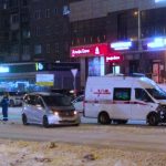 Скорая помощь попала в ДТП на улице Бориса Богаткова в Новосибирске