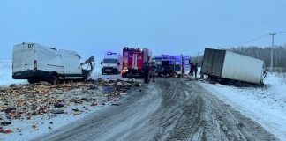 Фото ГИБДД. ДТП под Искитимом