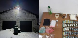 Крупный тайник с наркотиками нашли в гараже у задержанных в НСО