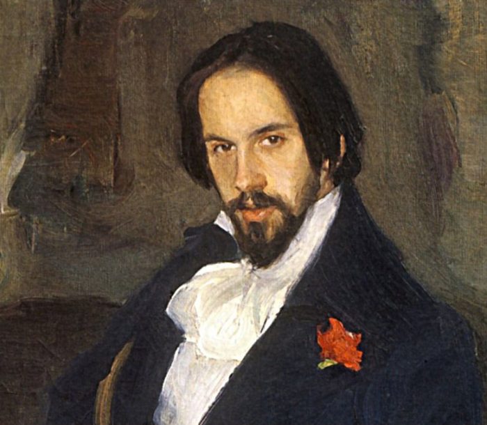 Иван Билибин. Портрет кисти Бориса Кустодиева