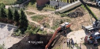 Левобережье обезвожено: В Новосибирске ввели повышенную готовность из-за провала на Горском